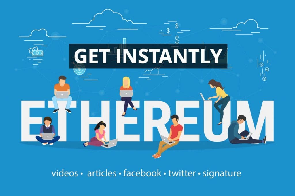 Earn free Ethereum (ETH) instantly for doing simple bounty tasks