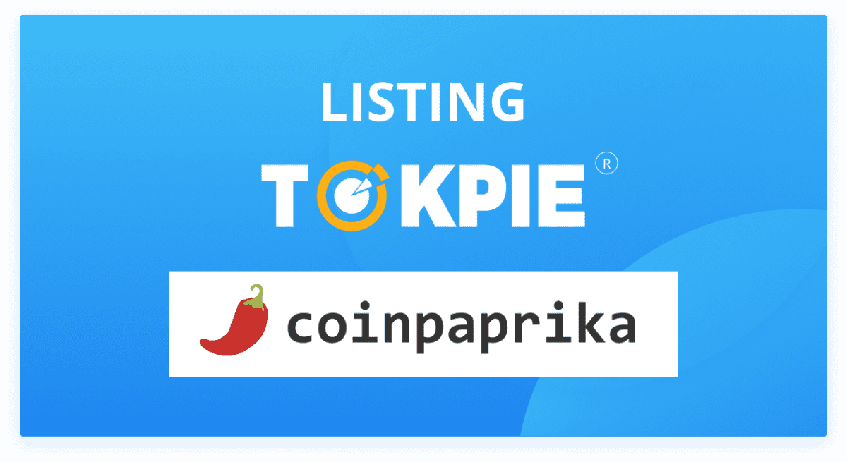 Coinpaprica lists TOKPIE exchange