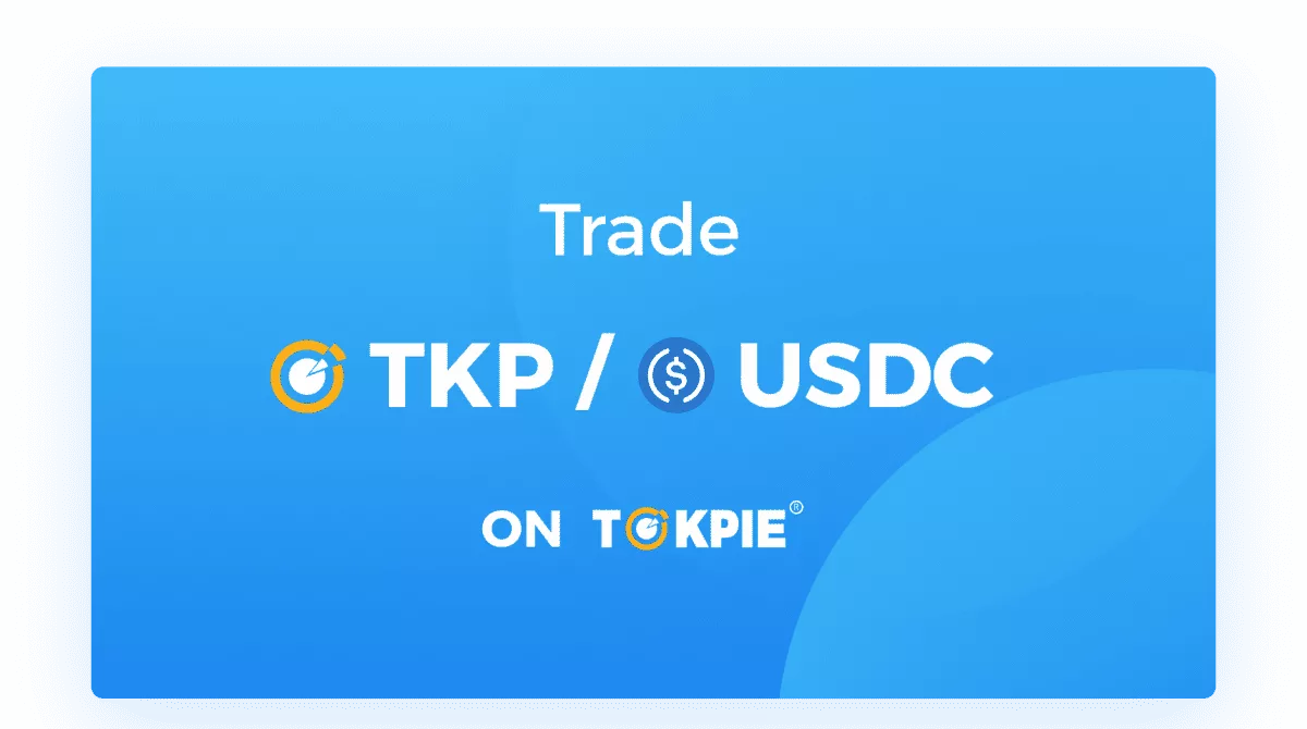 TOKPIE adds TKP/USDC