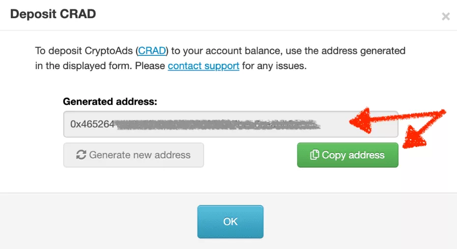 CRAD depositing