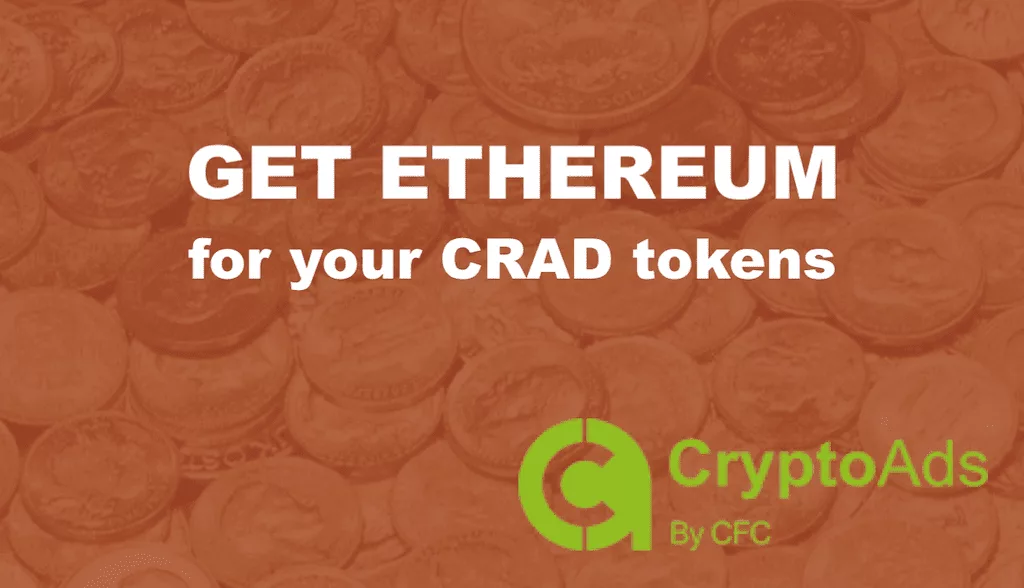 How to Get ETH for CRAD Tokens