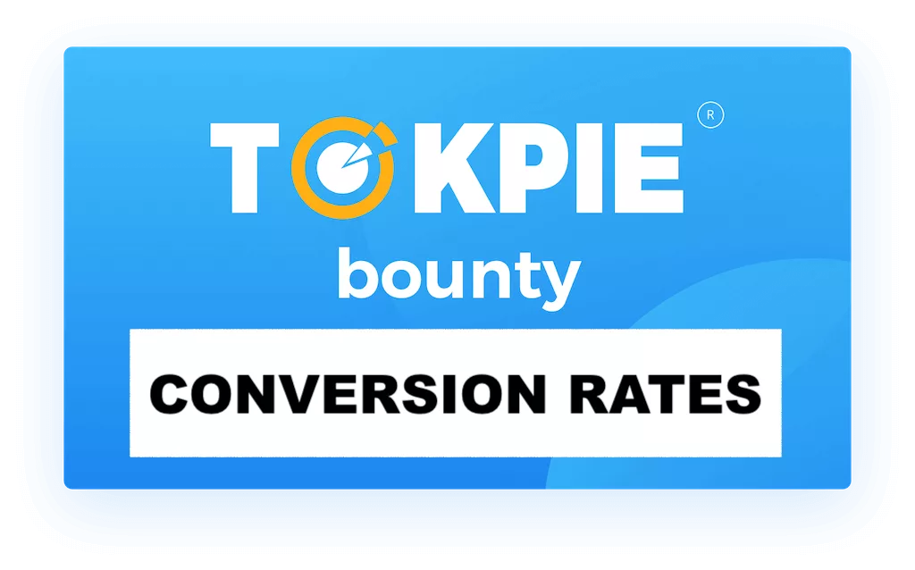 Tokpie Bounty: Conversion Rates and Distribution