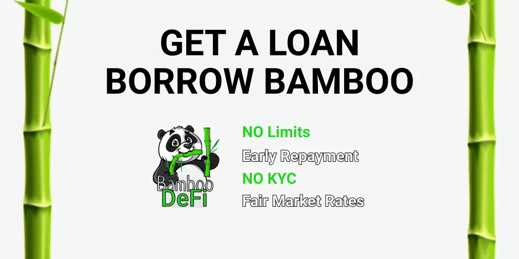 How to Get Cash Without Cashing Out BAMBOO tokens?
