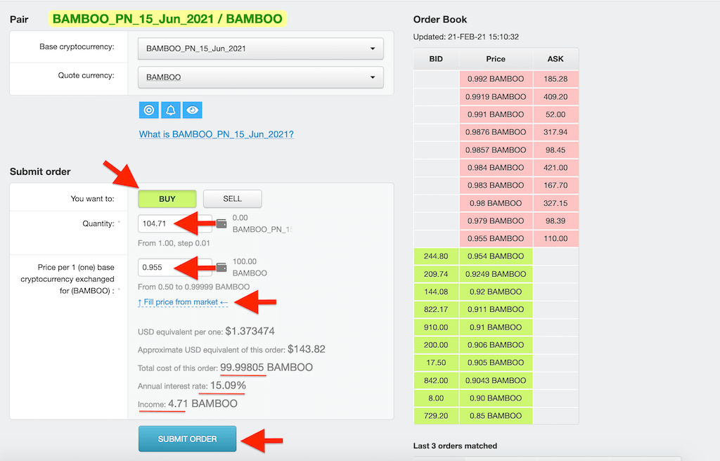 Stake BAMBOO Tokens to Get Passive Income