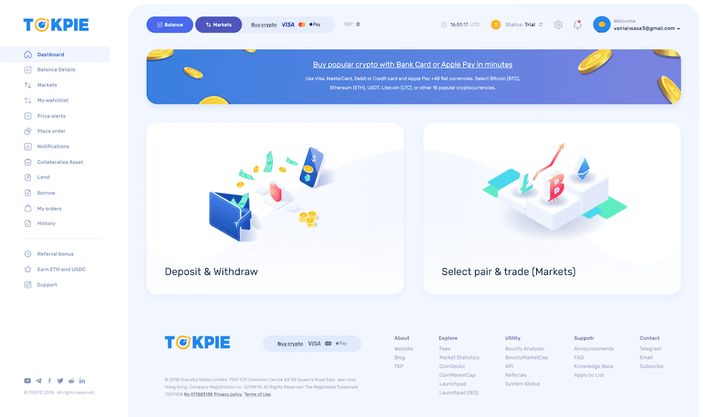 Meet Tokpie’s New Interface: UX/UI and mobile version