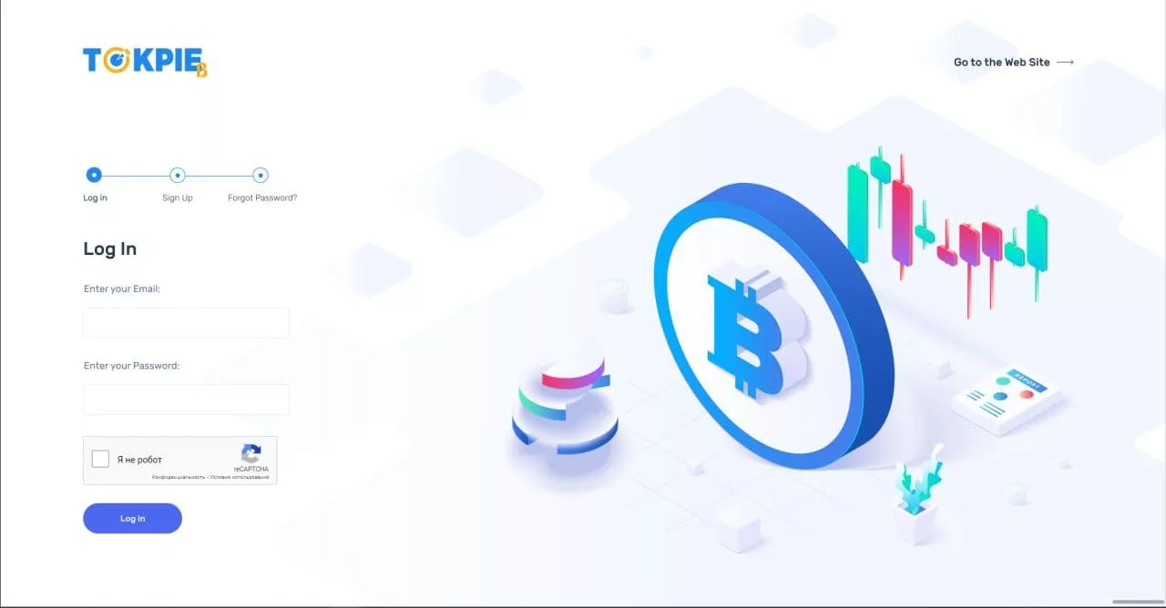 Sign up page