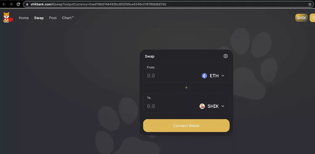 Decentralized exchange - shikbank