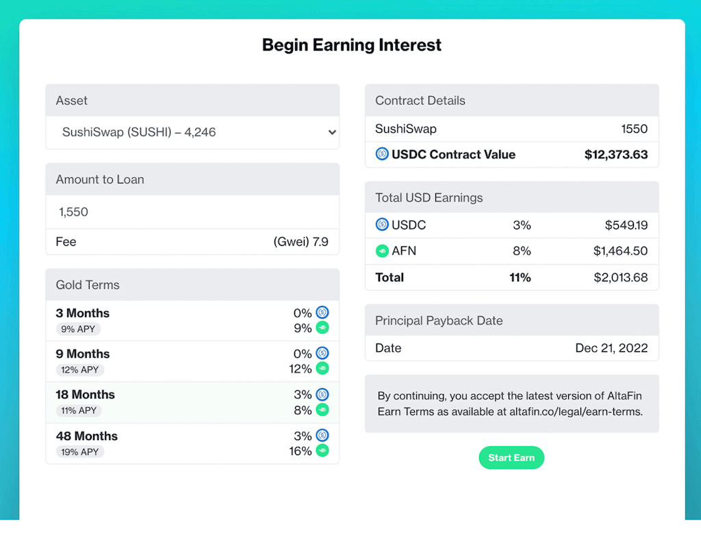 How to earn on AltaFin