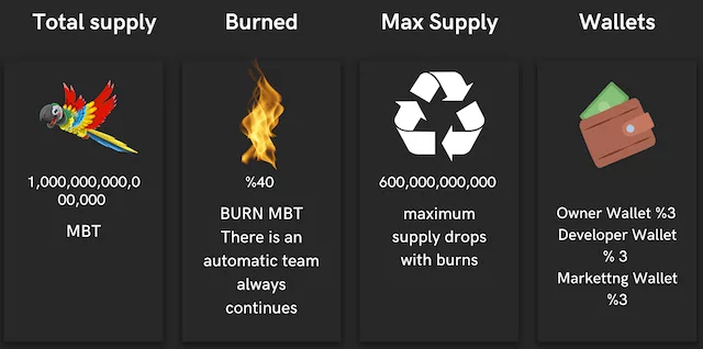 initial allocation of MagicBirdsToken tokens