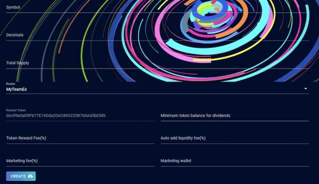 MyTeamCoin token app