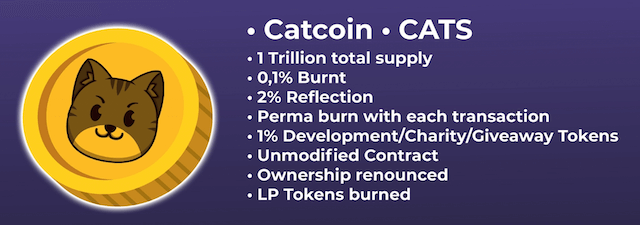 initial allocation of Catcoin Tokens