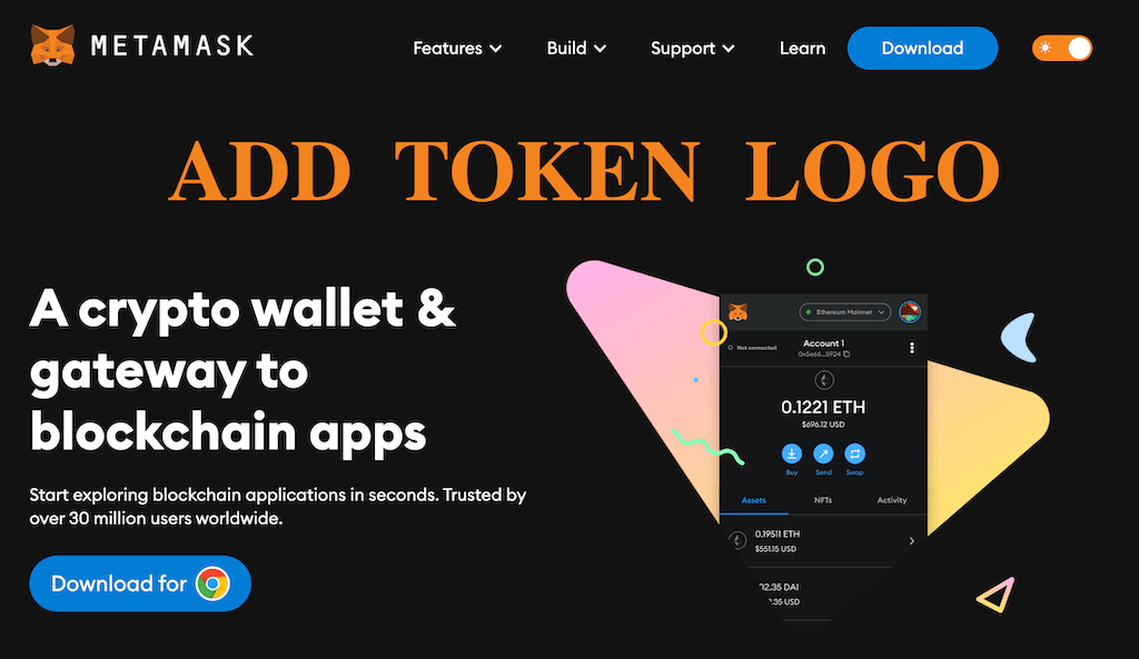 metamask add token