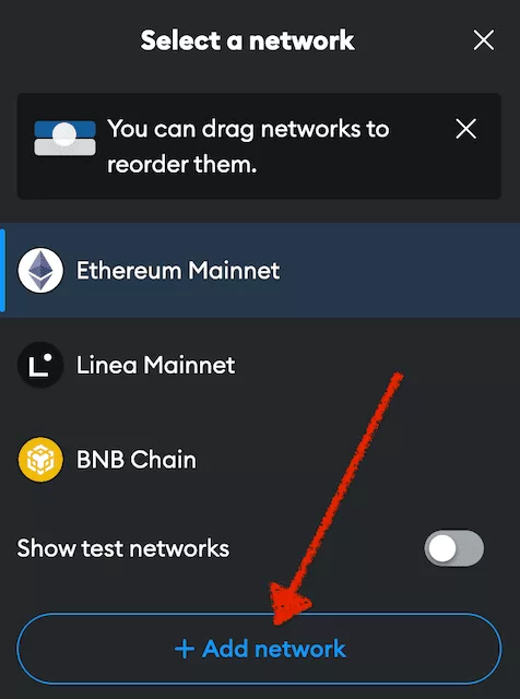 adding network