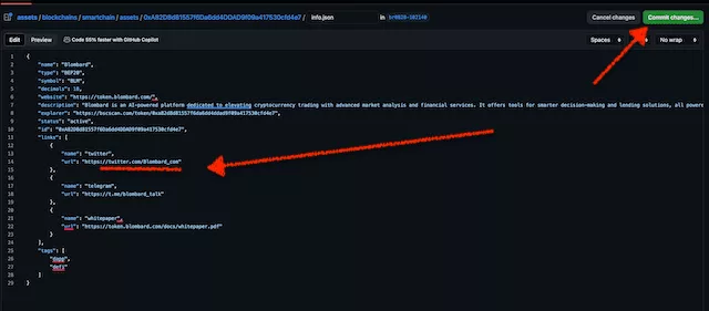 Edit the code