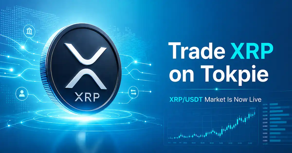 Trade XRP on Tokpie – XRP/USDT trading pair now live