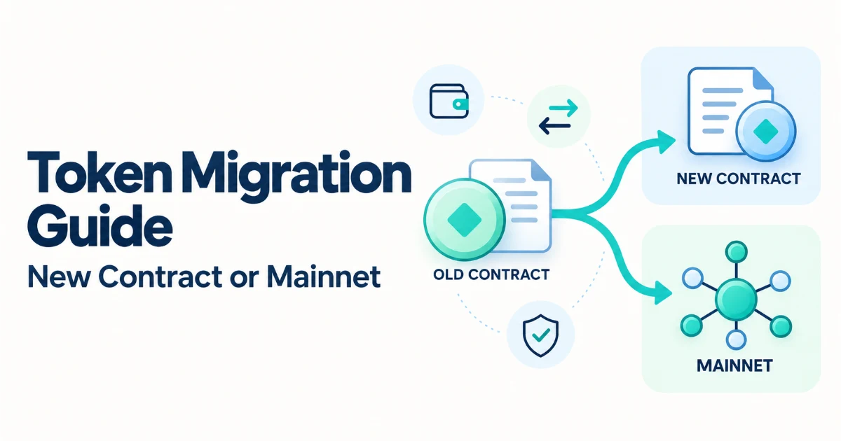 Token Migration Guide: Moving to a New Contract or Mainnet